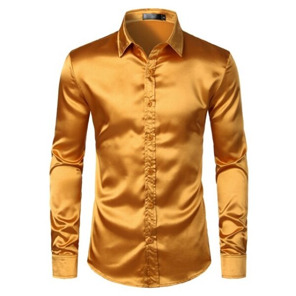 The Luminescent Vinylon Pointed Collar Shirt - Image 6